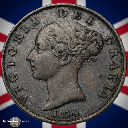 Great Britain 1854 Half Penny 1/2d GB5281