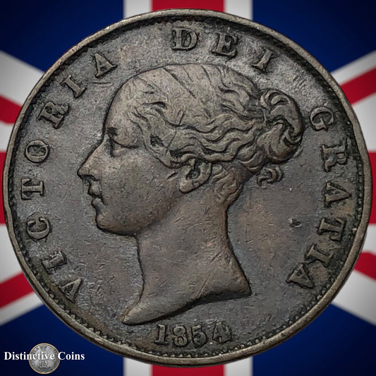 Great Britain 1854 Half Penny 1/2d GB5281