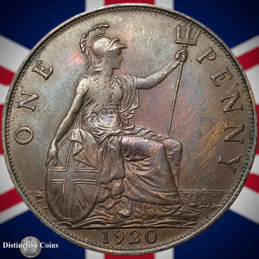 Great Britain 1920 Penny 1d GB6955