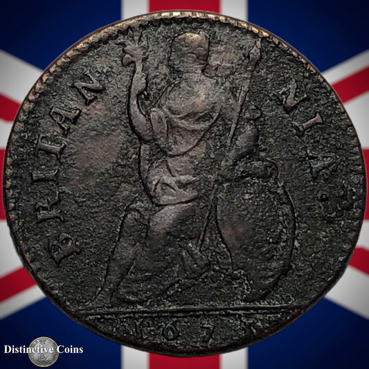 Great Britain 1673 Farthing 1/4d GB3142
