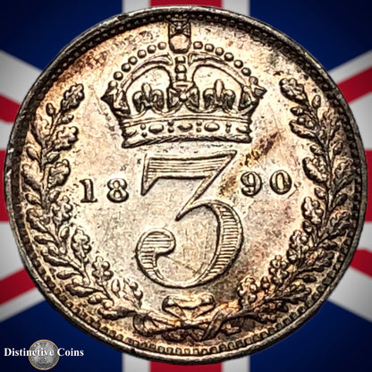 Great Britain 1890 Three Pence GB1989