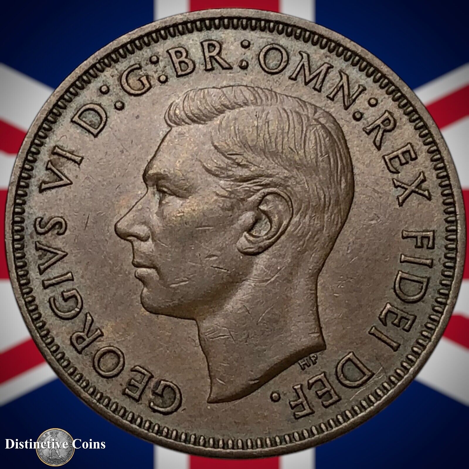 Great Britain 1951 Half Penny 1/2d GB6073