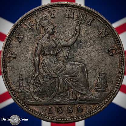 Great Britain 1886 Farthing 1/4d GB4197