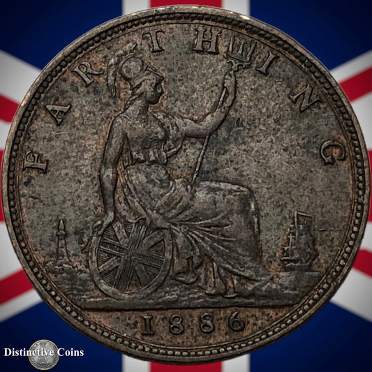 Great Britain 1886 Farthing 1/4d GB4197