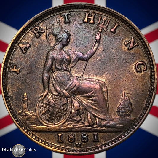 Great Britain 1881 H Farthing 1/4d GB3945
