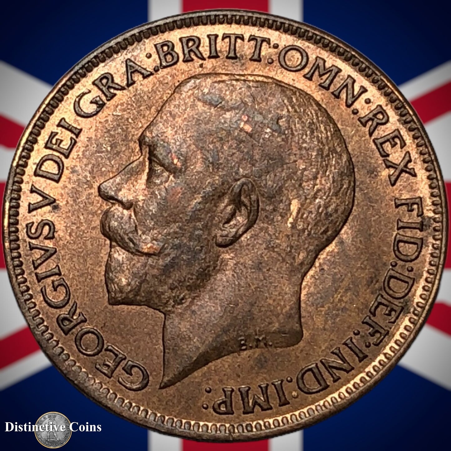 Great Britain 1921 Farthing 1/4d GB4745