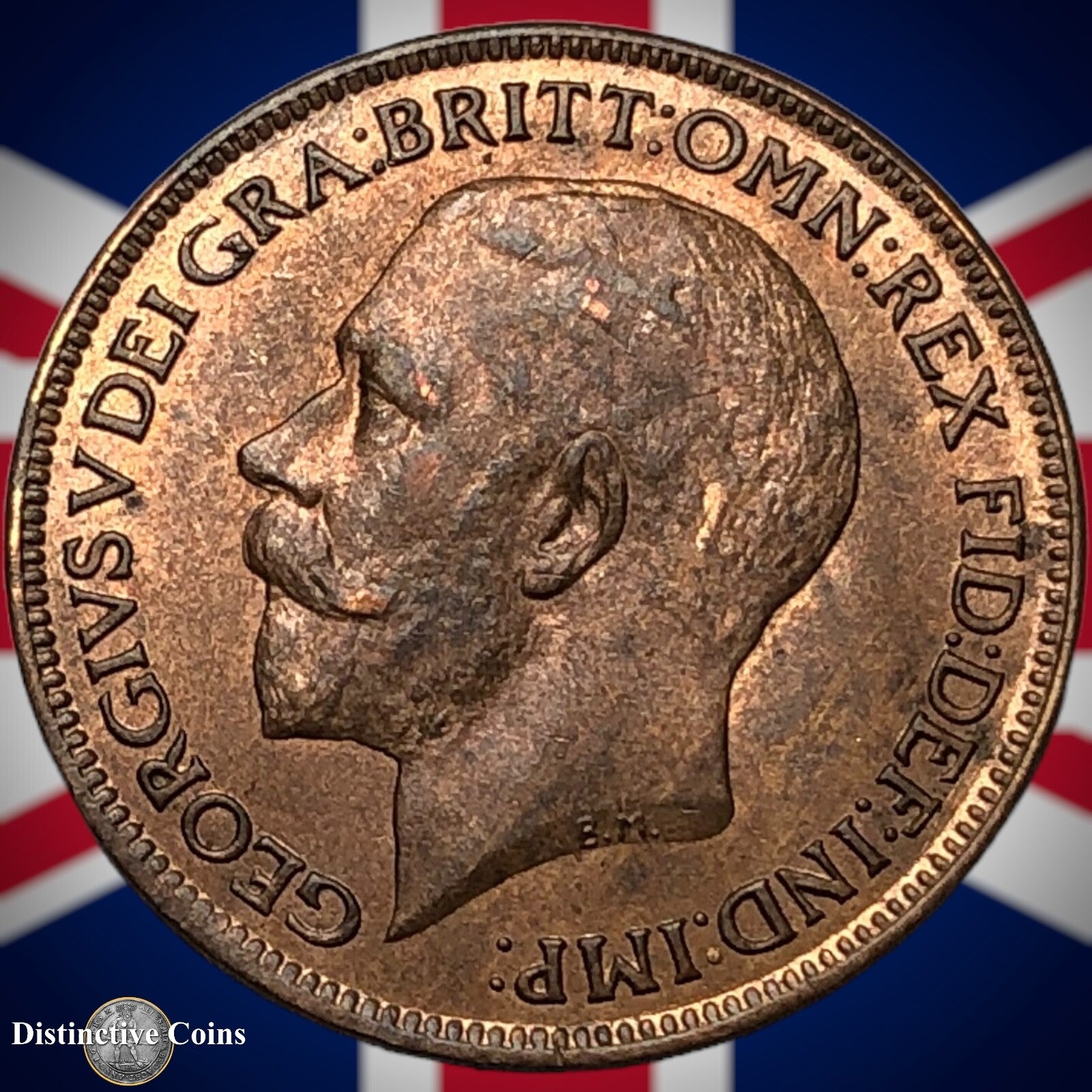 Great Britain 1921 Farthing 1/4d GB4745