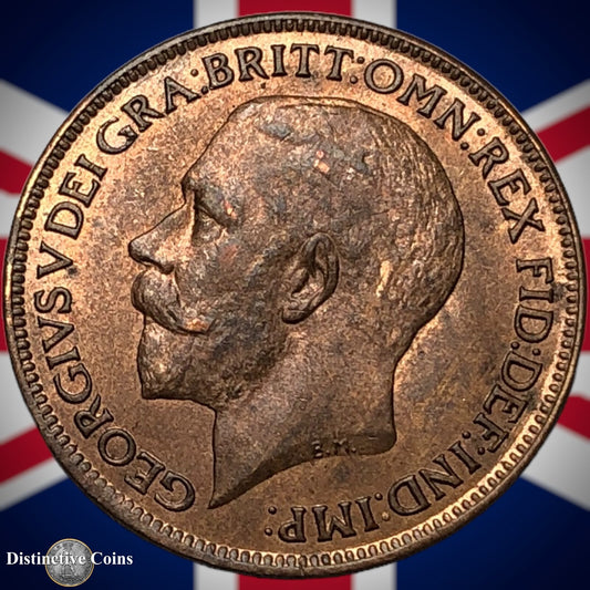 Great Britain 1921 Farthing 1/4d GB4745