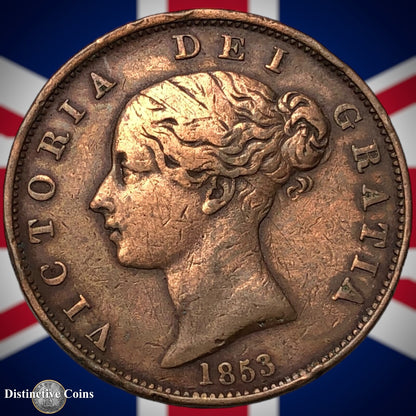 Great Britain 1853 Half Penny 1/2d GB5243
