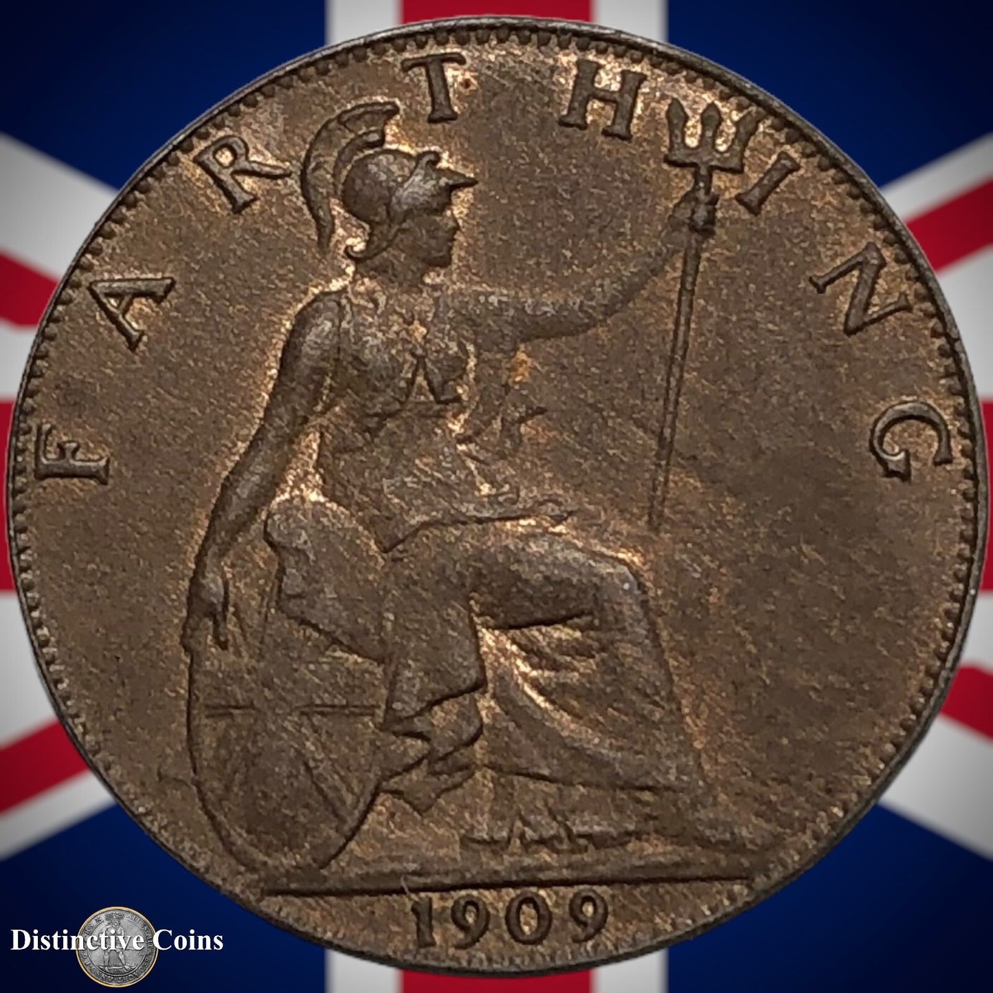 Great Britain 1909 Farthing 1/4d GB4620