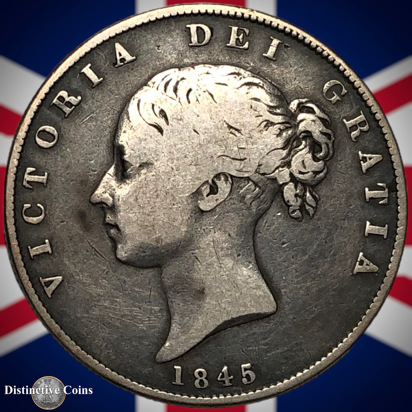 Great Britain 1845 Half Crown GB1177
