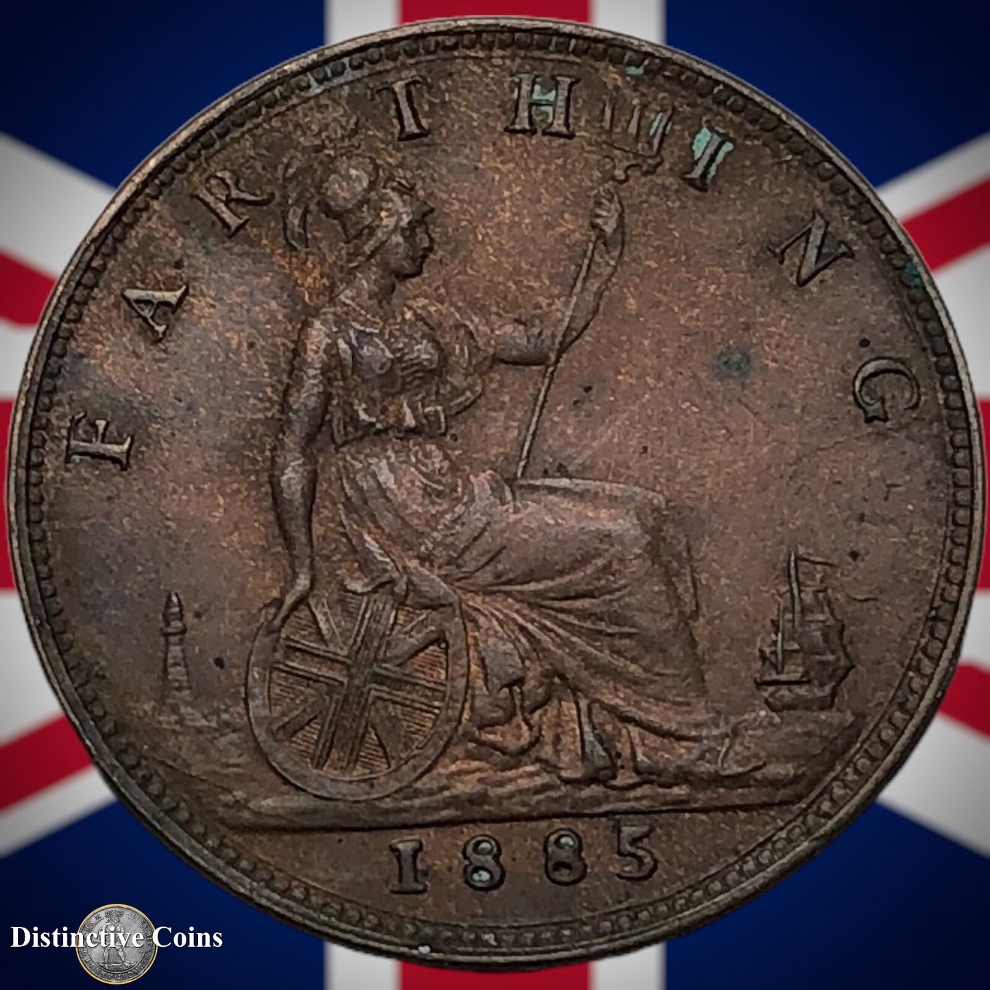 Great Britain 1885 Farthing 1/4d GB4155