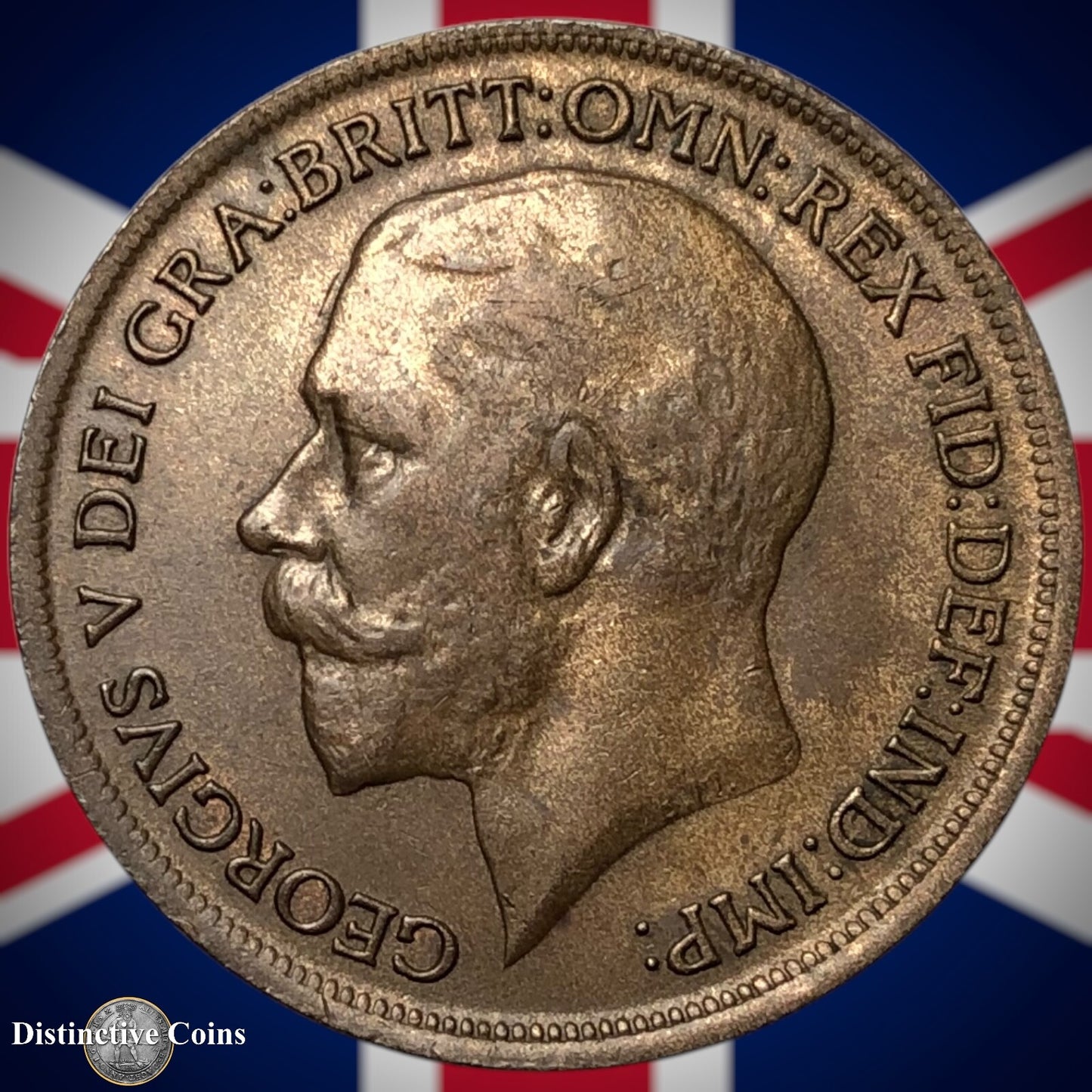 Great Britain 1916 Penny 1d GB6839