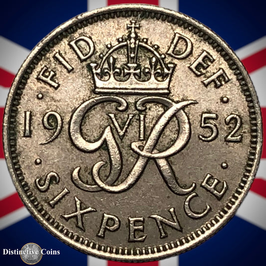 Great Britain 1952 Six Pence GB1806
