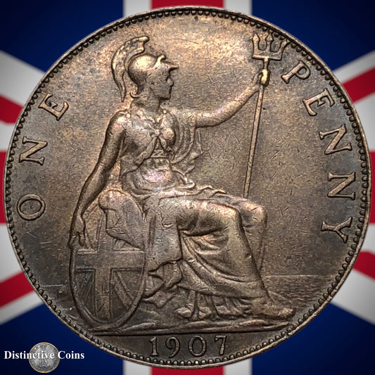 Great Britain 1907 Penny 1d GB6692