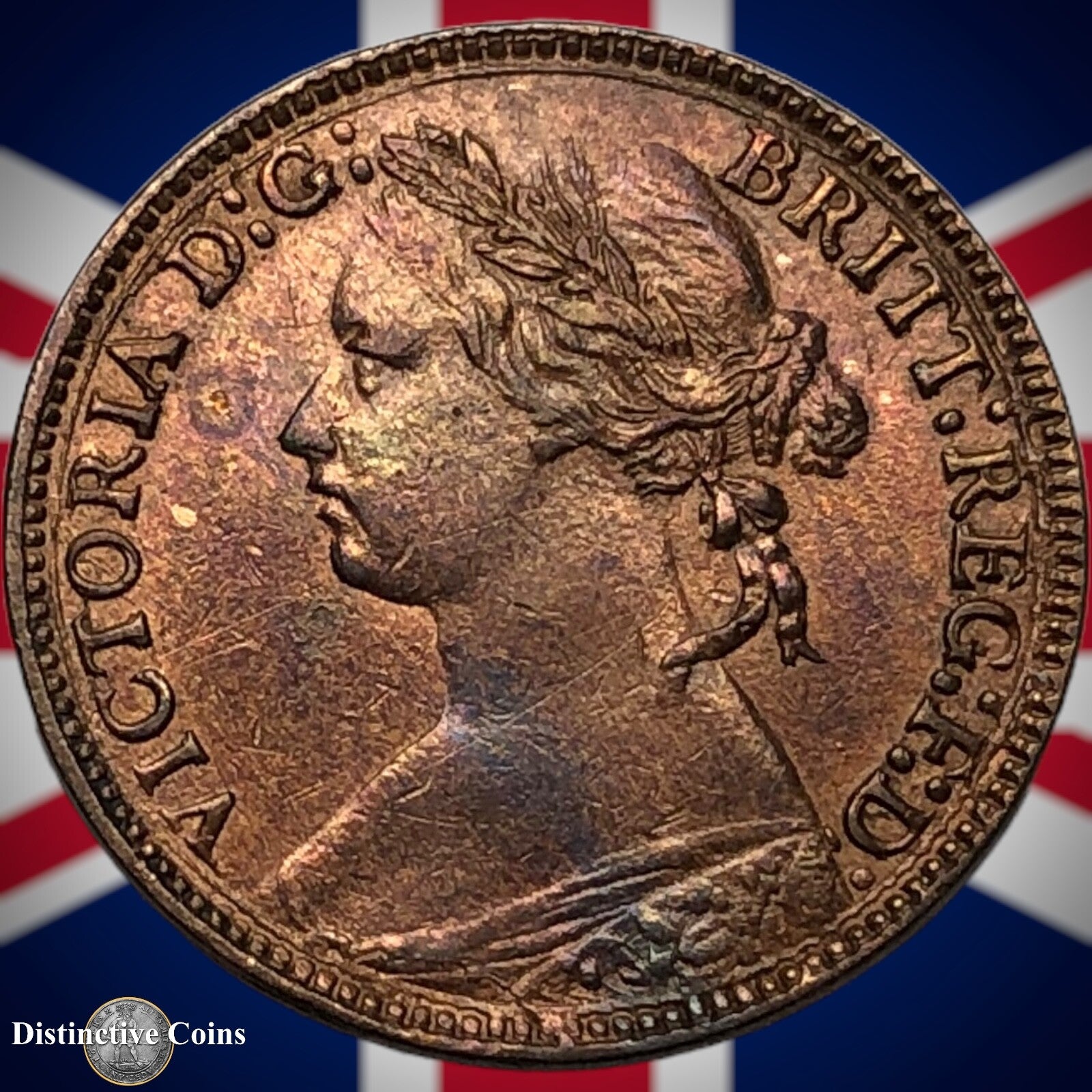 Great Britain 1875 H Farthing 1/4d GB3764