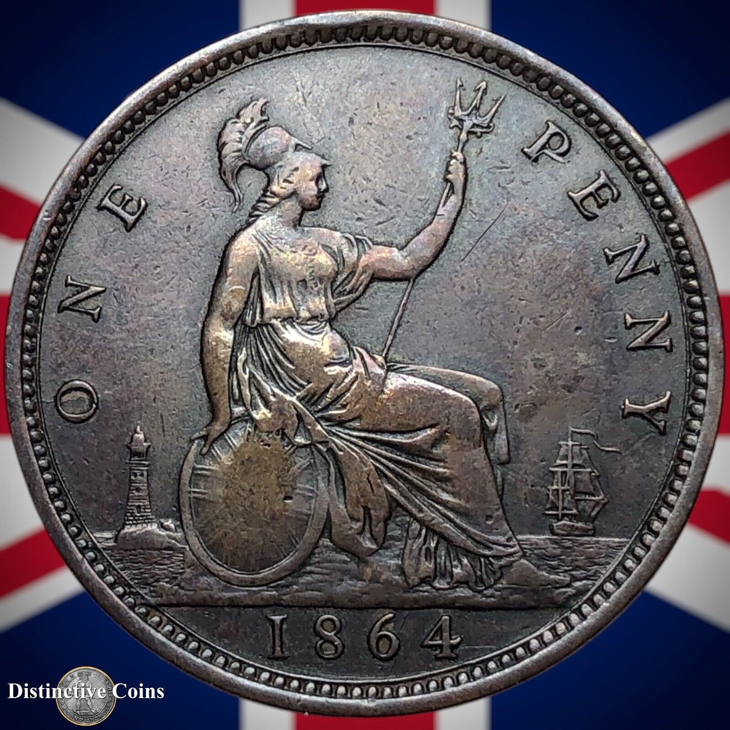 Great Britain 1864 Penny 1d GB6270