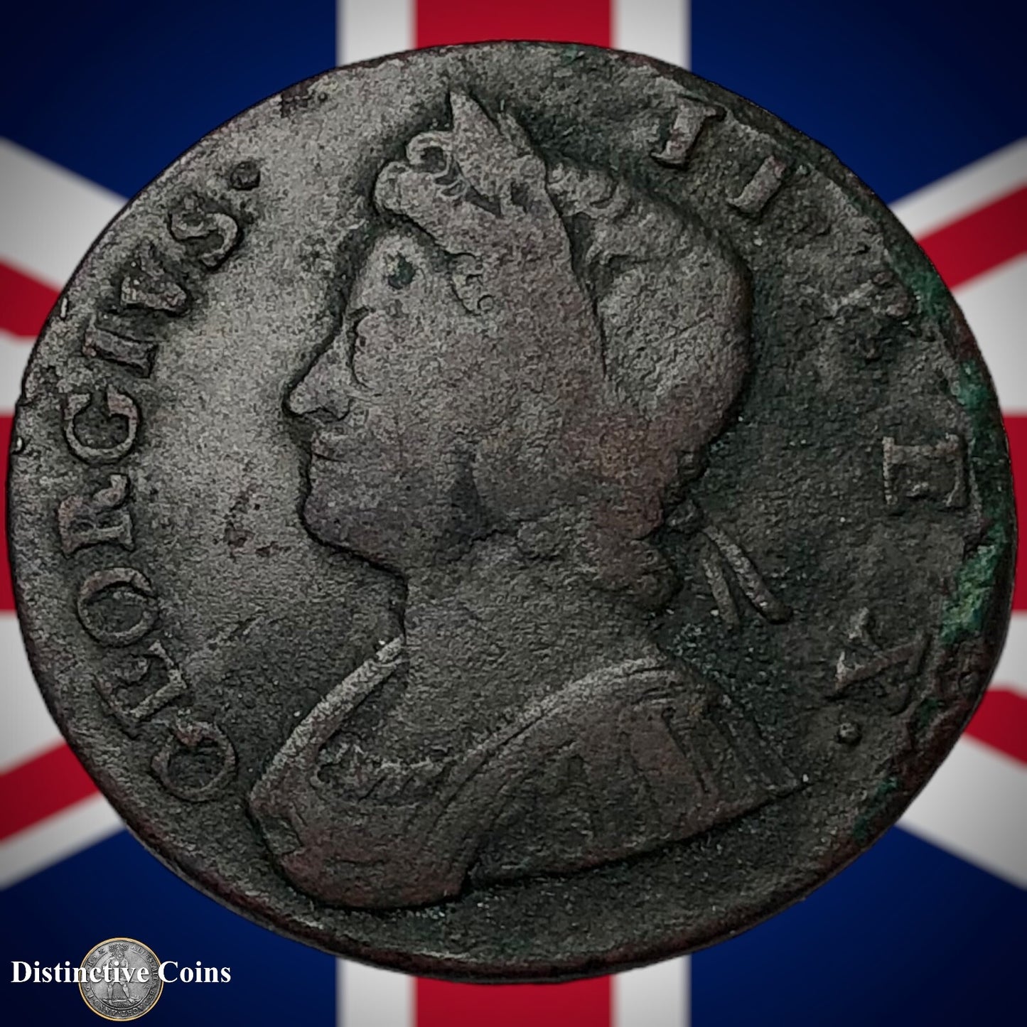 Great Britain 1735 Half Penny 1/2d GB5055