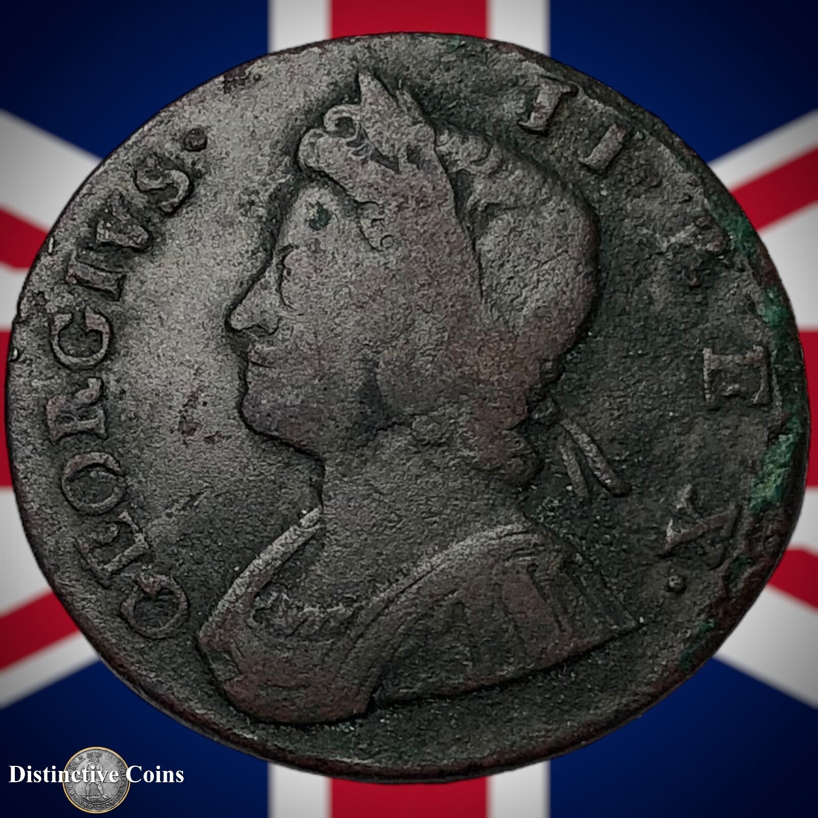 Great Britain 1735 Half Penny 1/2d GB5055