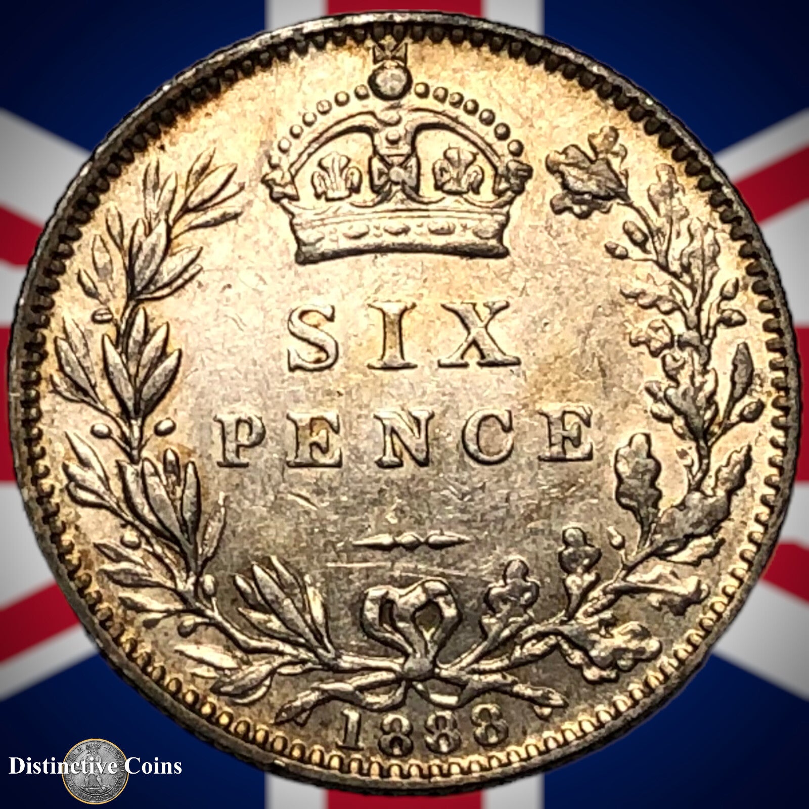 Great Britain 1888 Six Pence GB2716