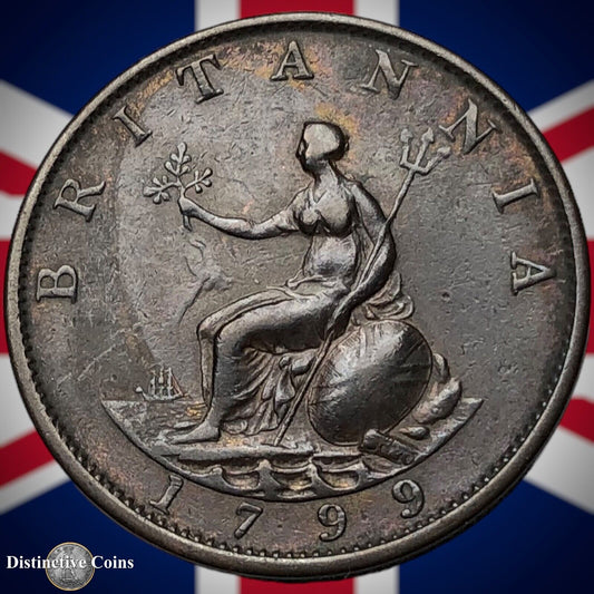 Great Britain 1799 Half Penny 1/2d GB5125