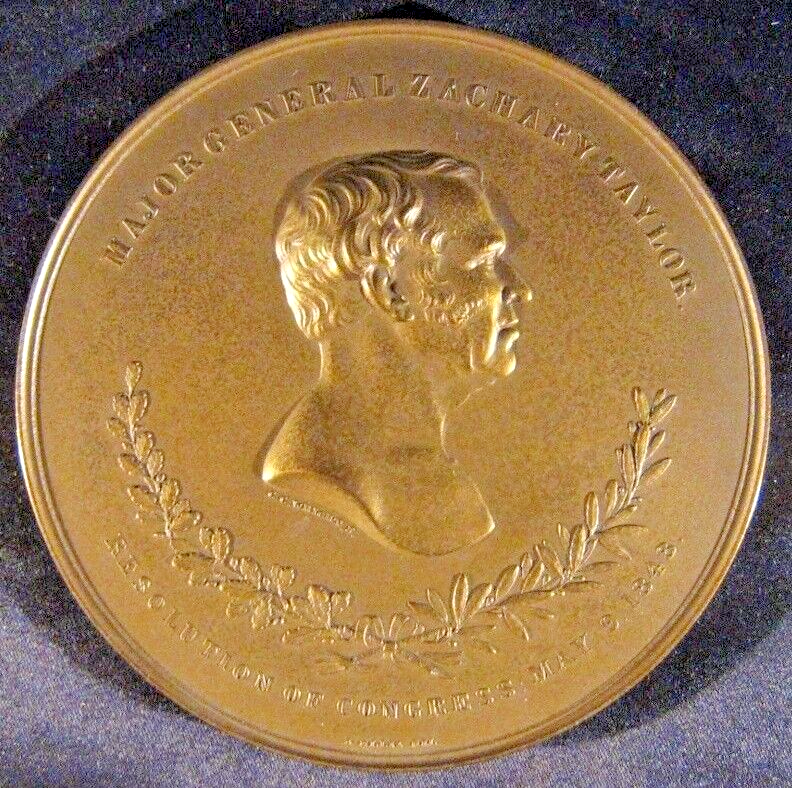 Maj Gen Zachary Taylor U.S. Mint Bronzed Copper Medallion