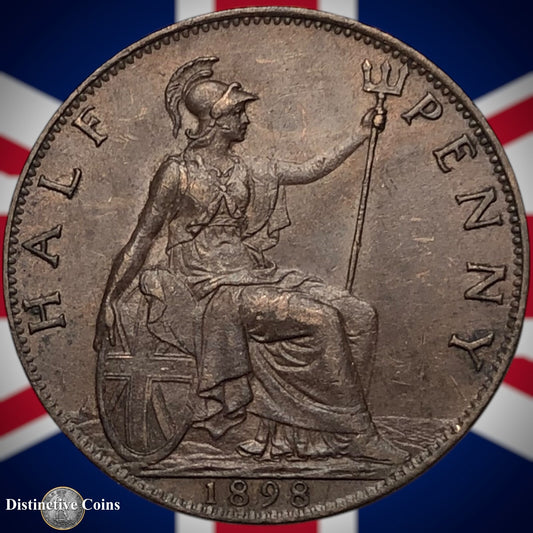 Great Britain 1898 Half Penny 1/2d GB5734