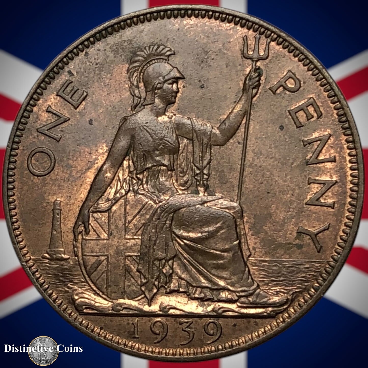 Great Britain 1939 Penny 1d GB7225