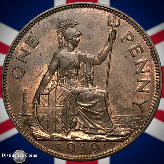 Great Britain 1939 Penny 1d GB7225