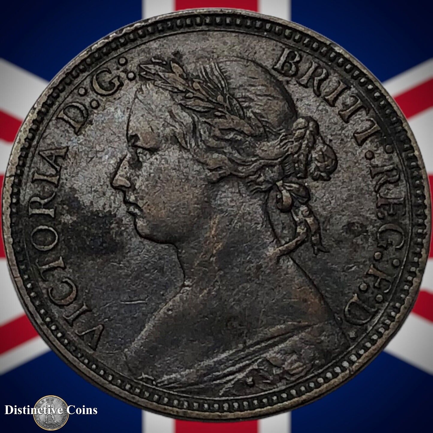 Great Britain 1876 H Farthing 1/4d GB3773