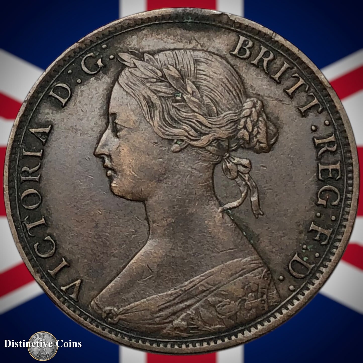 Great Britain 1864 Half Penny 1/2d GB5466