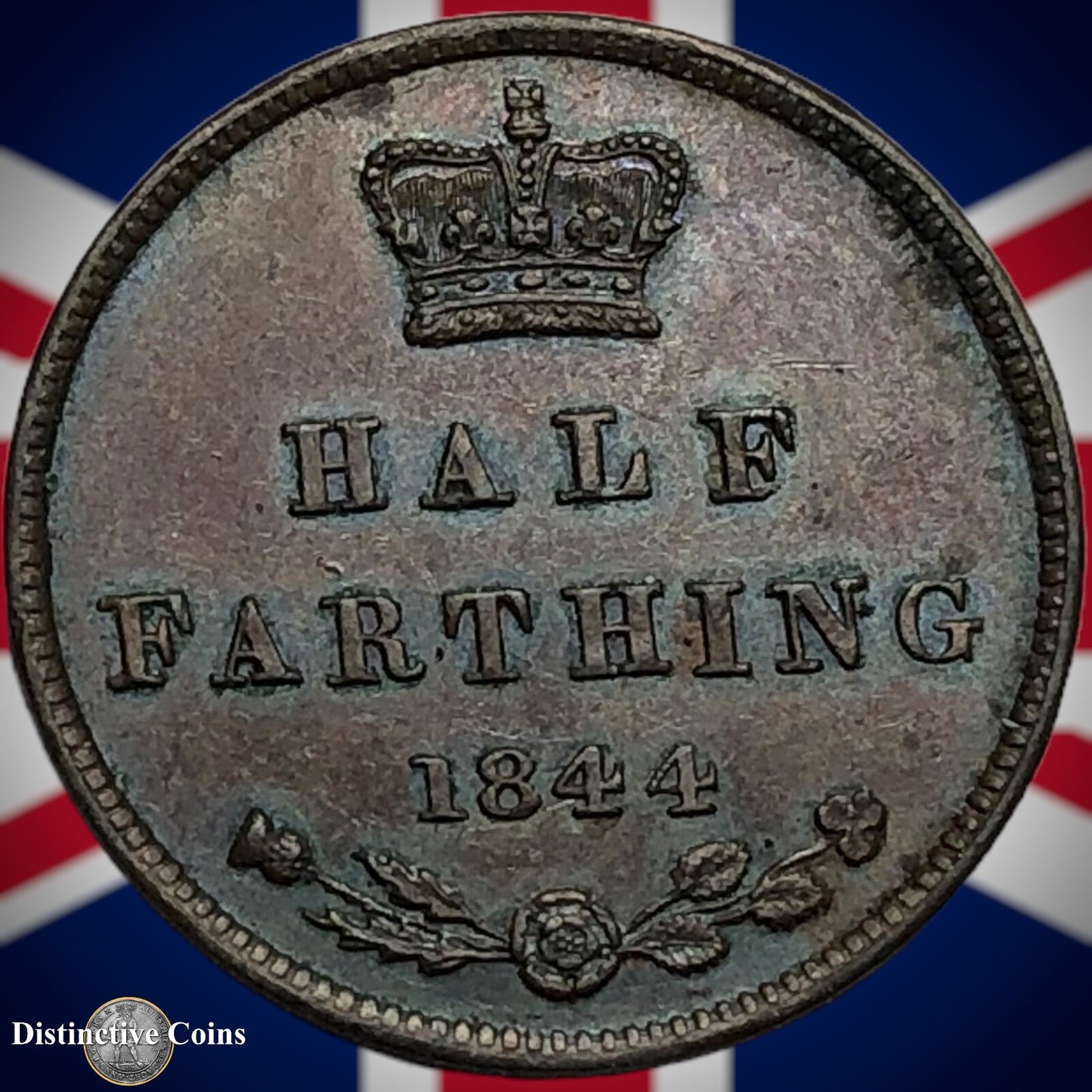 Great Britain 1844 Half Farthing 1/2 Penny GB3111
