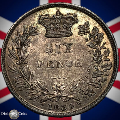 Great Britain 1834 Six Pence GB2577
