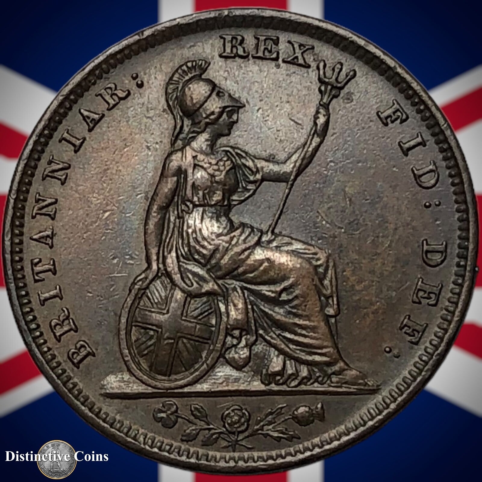 Great Britain 1828 Farthing 1/4d GB3339