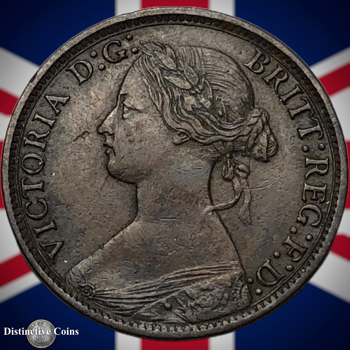 Great Britain 1868 Farthing 1/4d GB3616