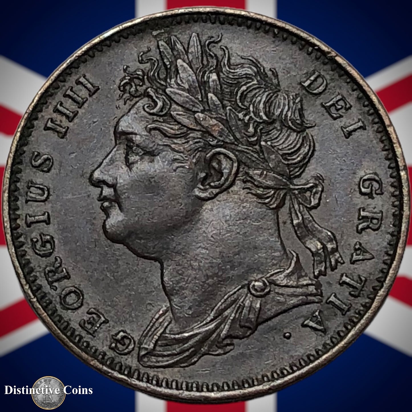 Great Britain 1822 Farthing 1/4d GB3257