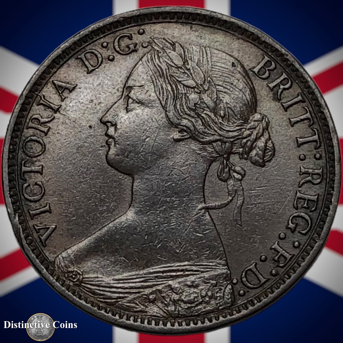 Great Britain 1868 Farthing 1/4d GB3628