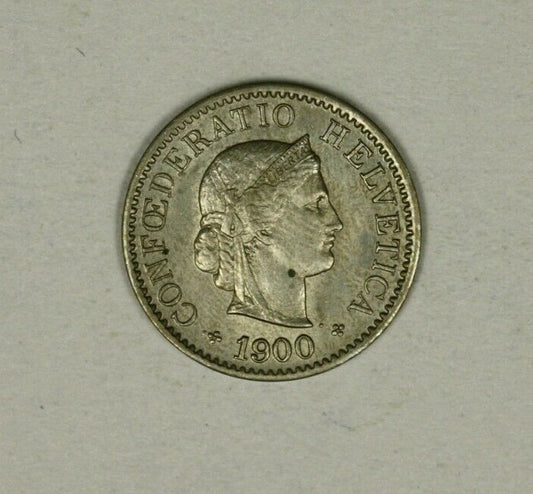 Switzerland  5 Rappen 1900  UNC  A1048