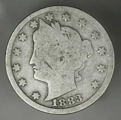 US 1883 S Liberty Nickel With Cents  A2964