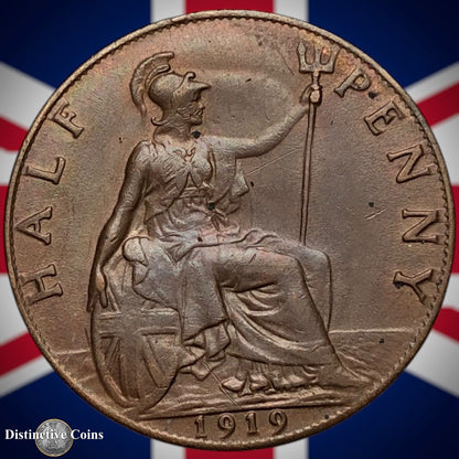 Great Britain 1919 Half Penny 1/2d GB5862