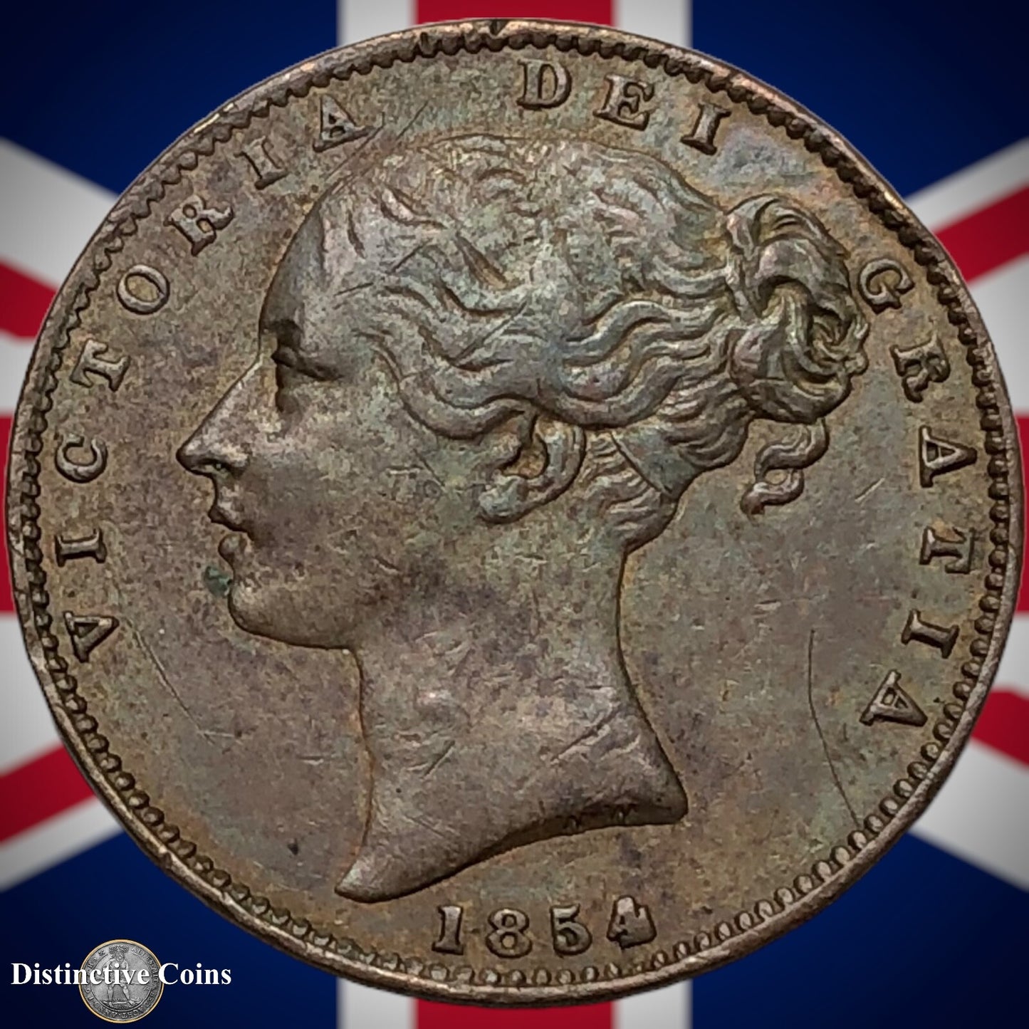 Great Britain 1854 Farthing 1/4d GB3470