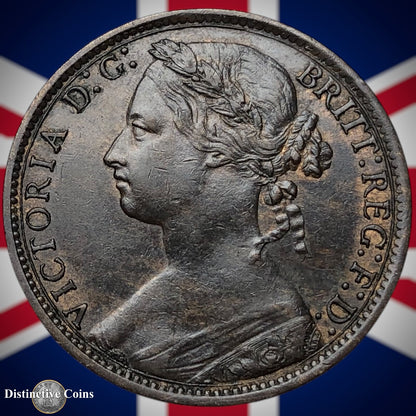 Great Britain 1876 H Penny 1d GB6388