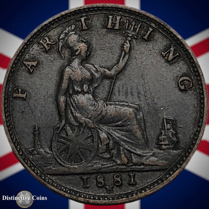 Great Britain 1881 H Farthing 1/4d GB3877
