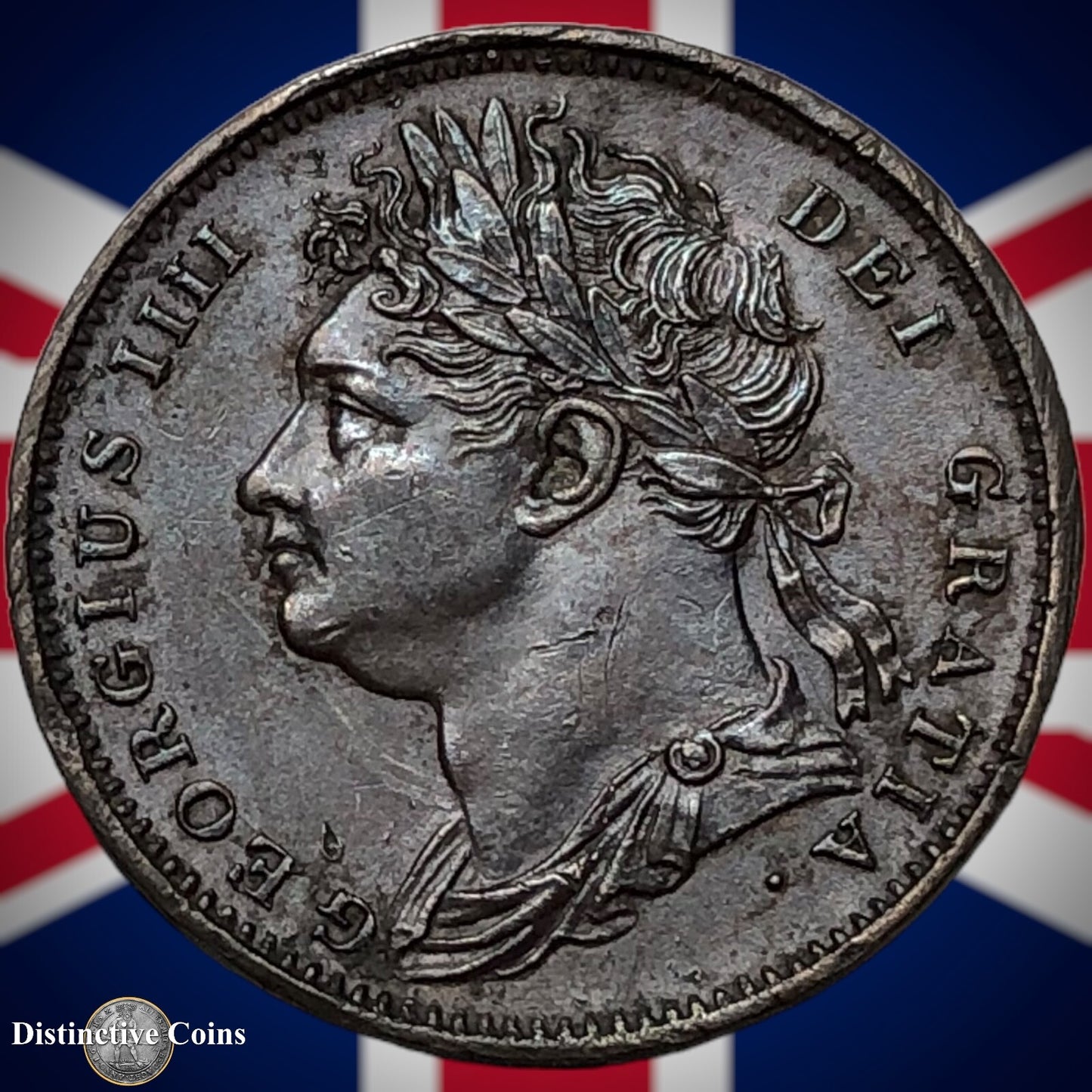 Great Britain 1822 Farthing 1/4d GB3259