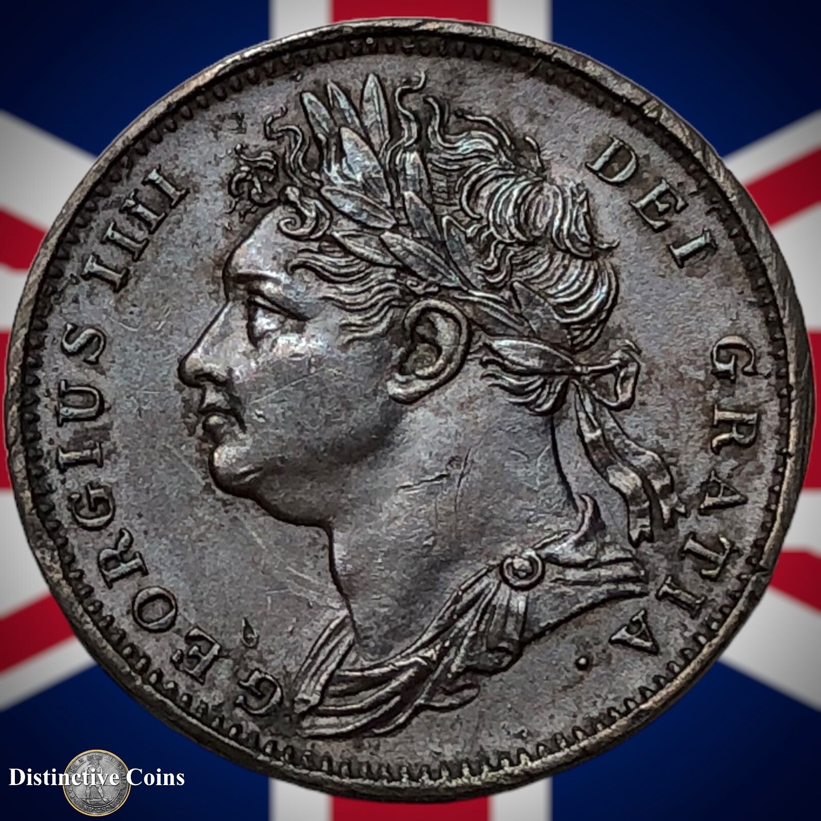 Great Britain 1822 Farthing 1/4d GB3259