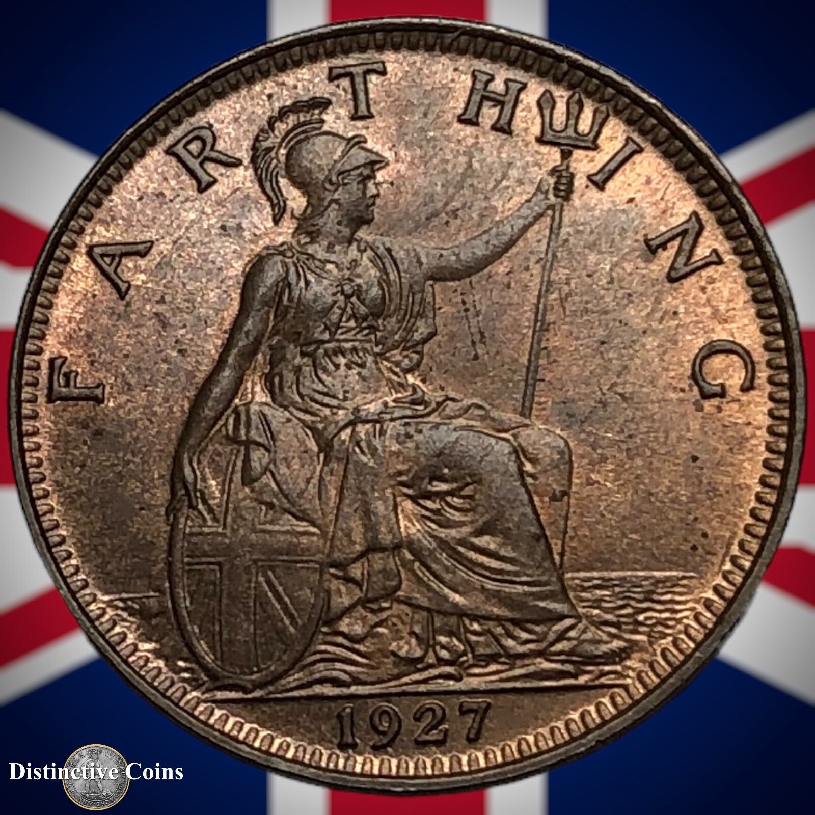 Great Britain 1927 Farthing 1/4d GB4850