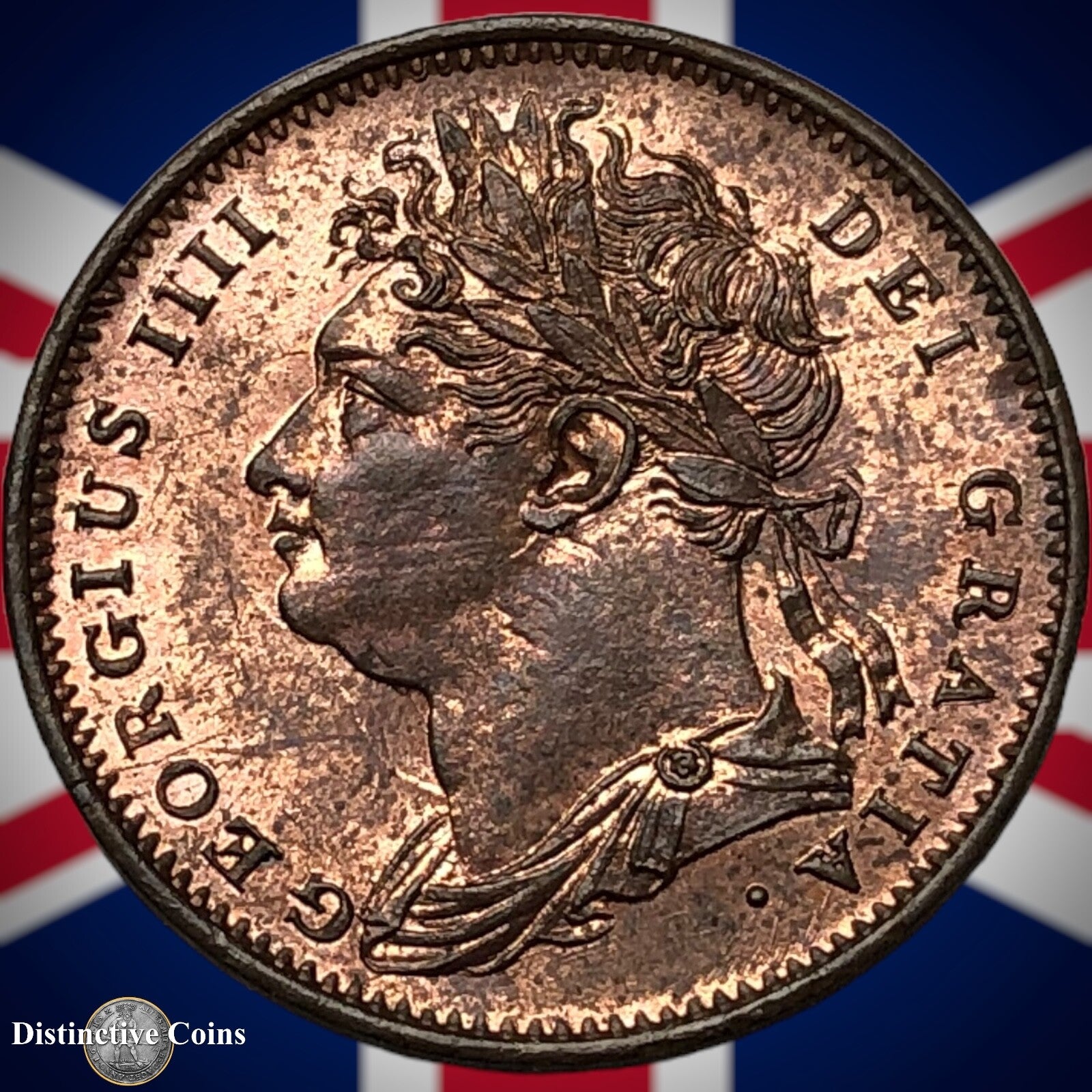 Great Britain 1825 Farthing 1/4d GB3303