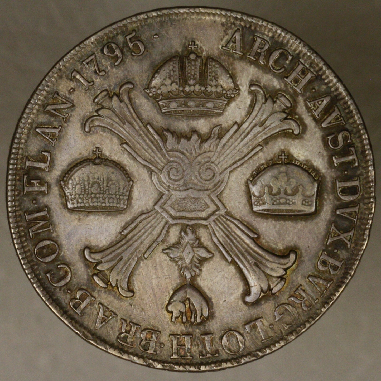 Italy Milan 1795 M Crocione Toning over hairlines XF