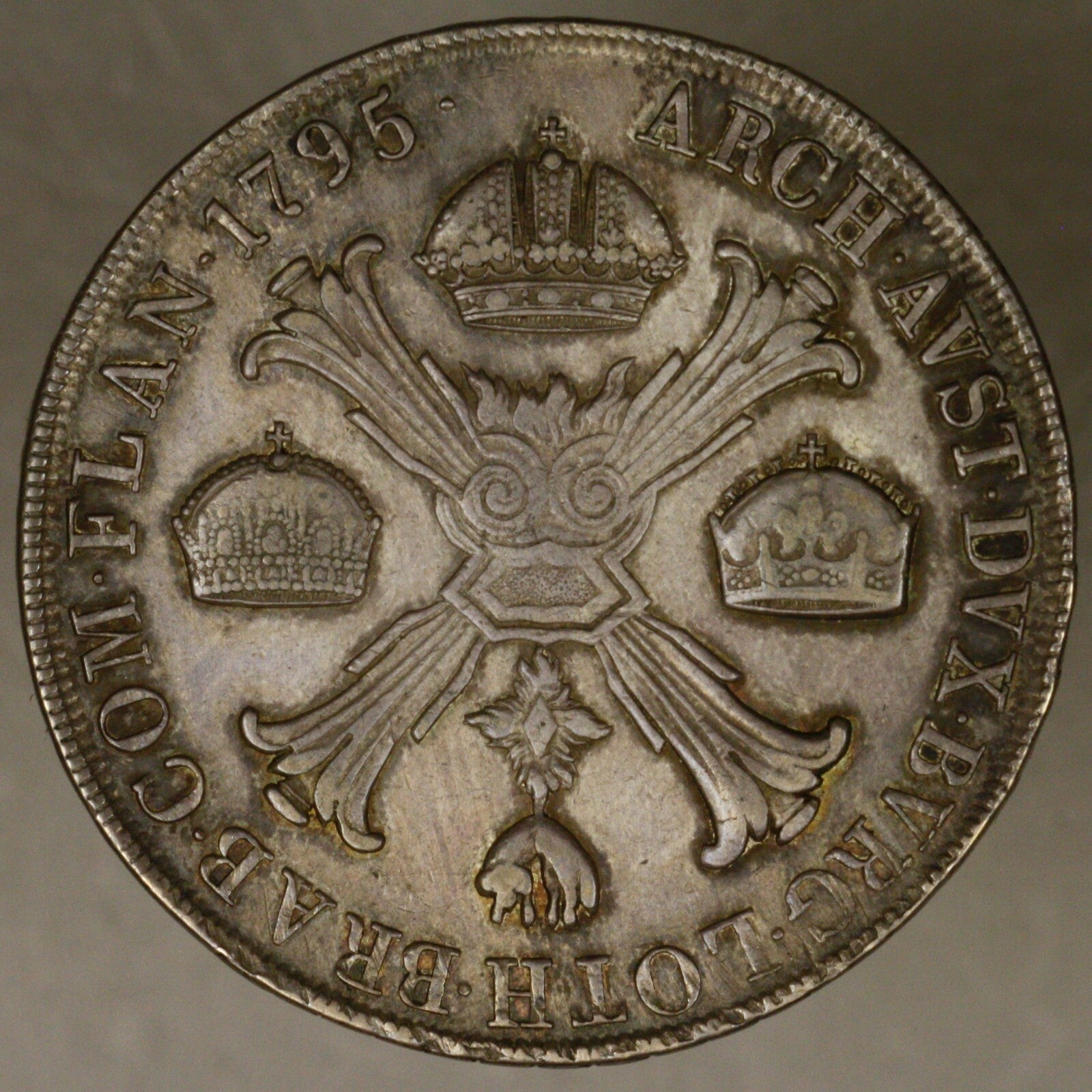 Italy Milan 1795 M Crocione Toning over hairlines XF