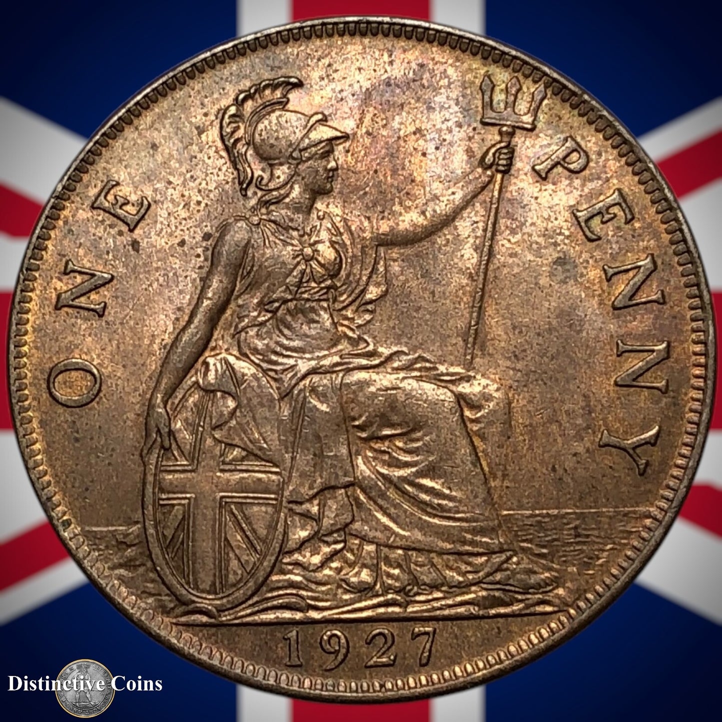 Great Britain 1927 Penny 1d GB7077
